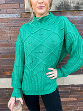 Load image into Gallery viewer, Winter Green Sweater
