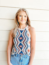 Load image into Gallery viewer, Aztec Sweater Tank
